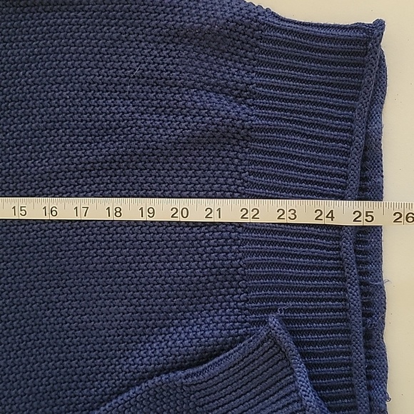 NWT Jessica Simpson Blue Knit Sweater | Large - Picture 11 of 12